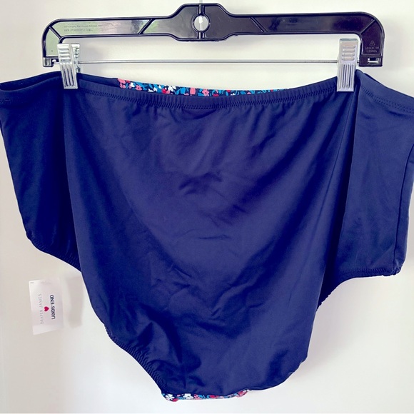 NWT Lands End X Draper James Two Piece Set Square Neck Bralette Swimsuit sz 22W - Picture 9 of 12